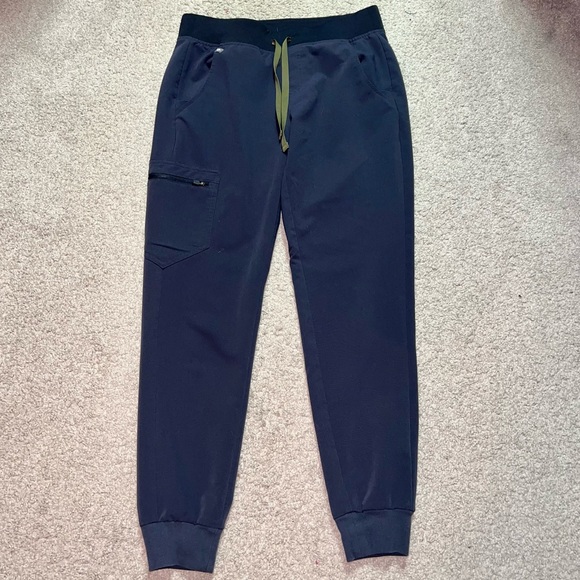 Figs Pants - Figs Zamora jogger scrub pants in Quiet Navy